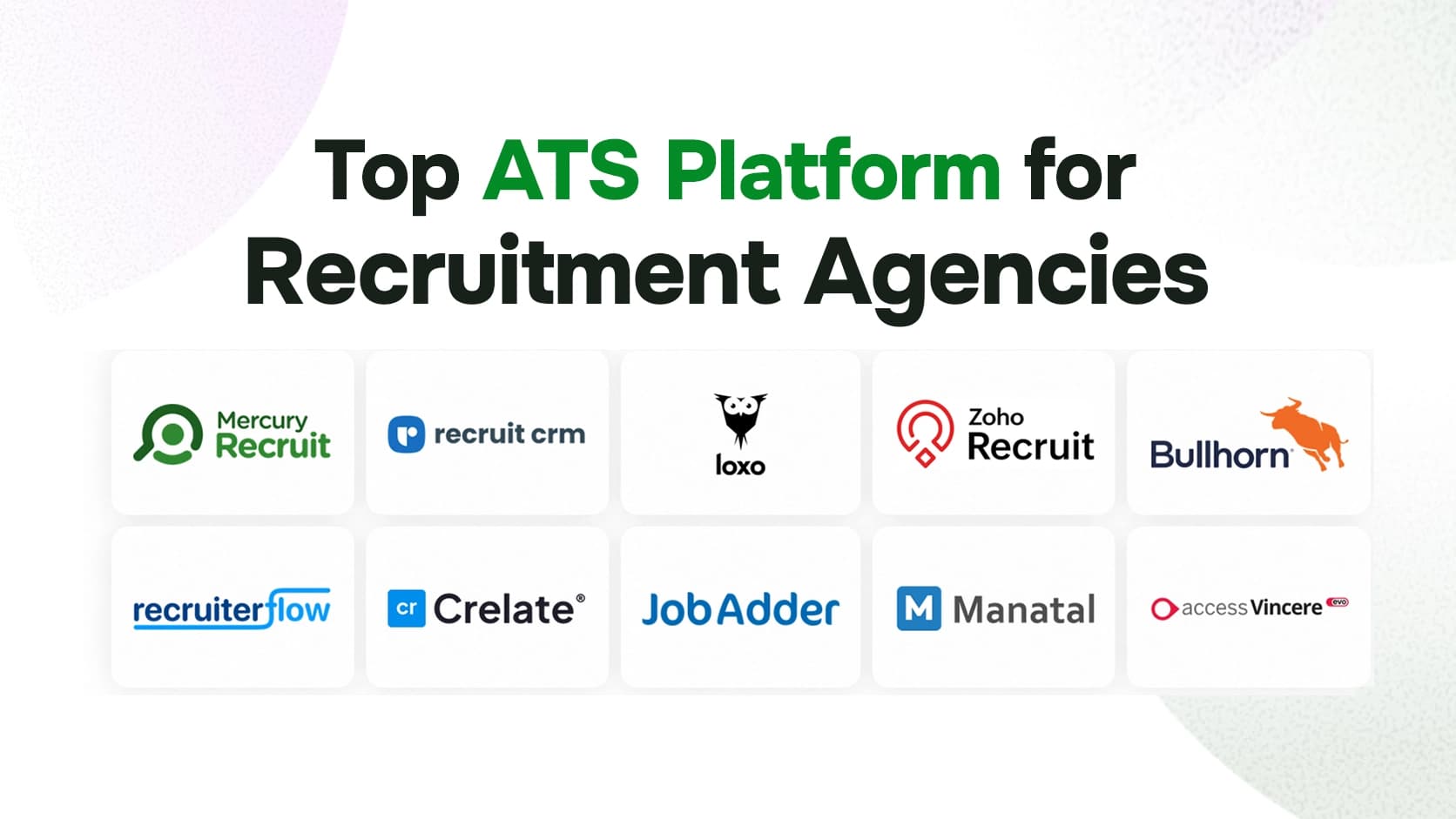 10 Best Applicant Tracking Systems for Staffing Agencies in 2026
